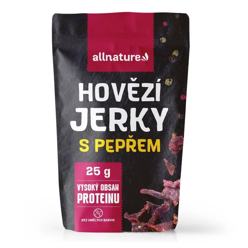 Beef Pepper Jerky Allnature - 25 g