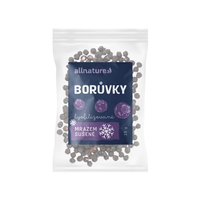 Borůvka sušená mrazem celá Allnature - 15 g