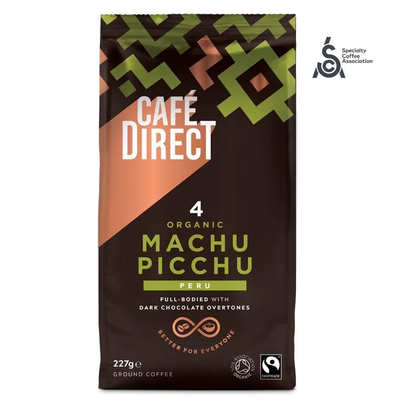 BIO mletá káva z Machu Picchu (100% Arabica) Cafédirect - 227 g