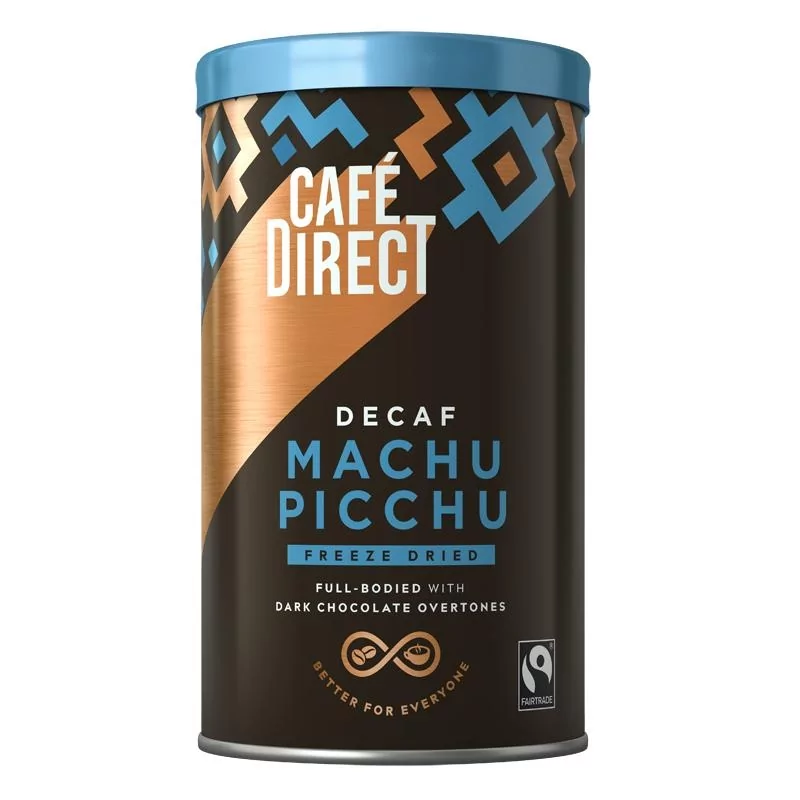 Instantní káva bez kofeinu z Machu Picchu (100% Arabica) Cafédirect - 100 g