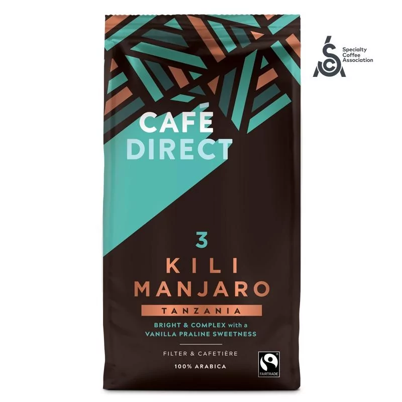 Mletá káva se sladkými tóny černého rybízu (100% Arabica) Cafédirect - 227 g