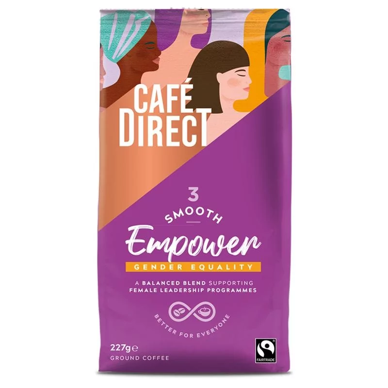 Mletá káva Smooth s tóny mléčné čokolády (100% Arabica) Cafédirect - 227 g