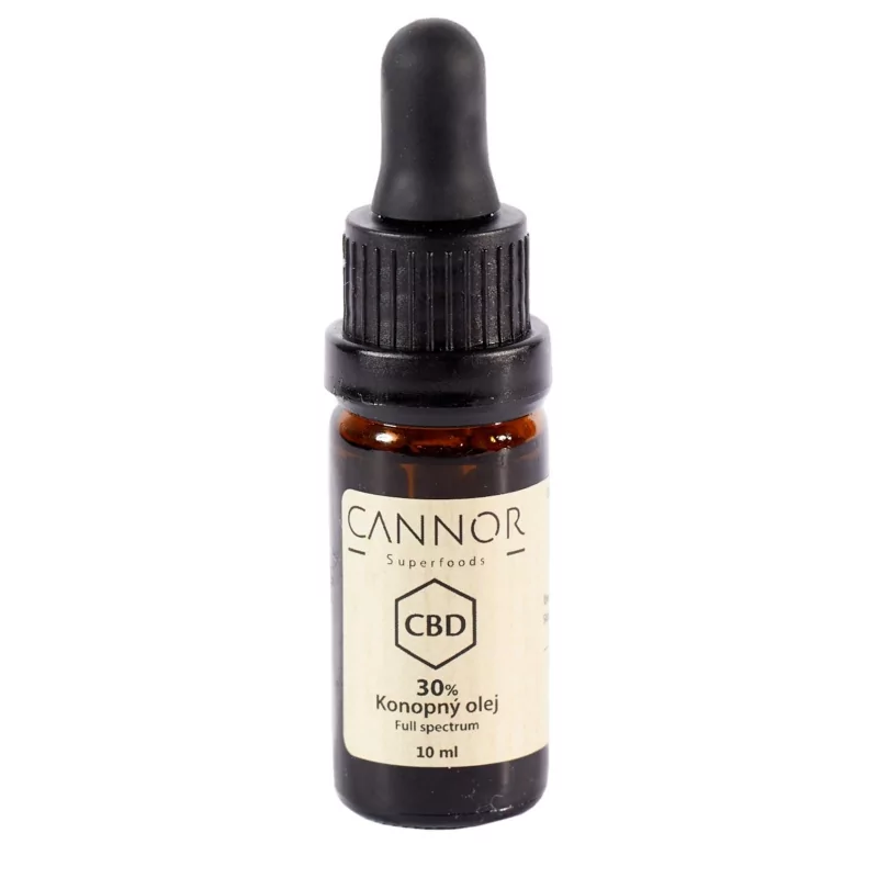 CBD konopný olej celospektrální 30% Cannor - 10 ml