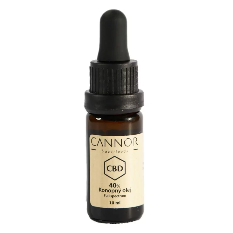 CBD konopný olej celospektrální 40% Cannor - 10 ml