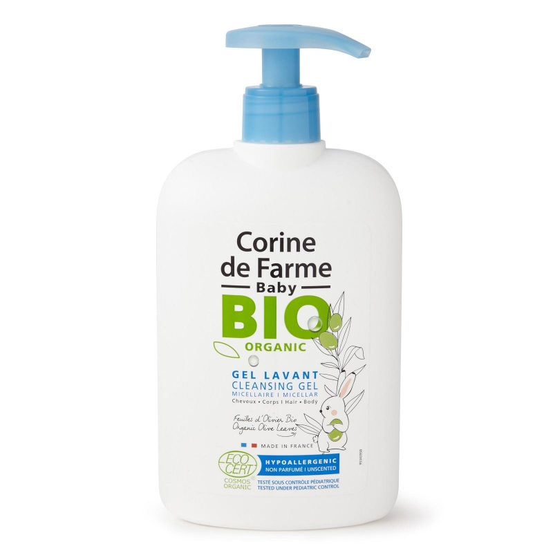 2v1 Micelární mycí gel na tělo a vlasy Corine de Farme - 500 ml