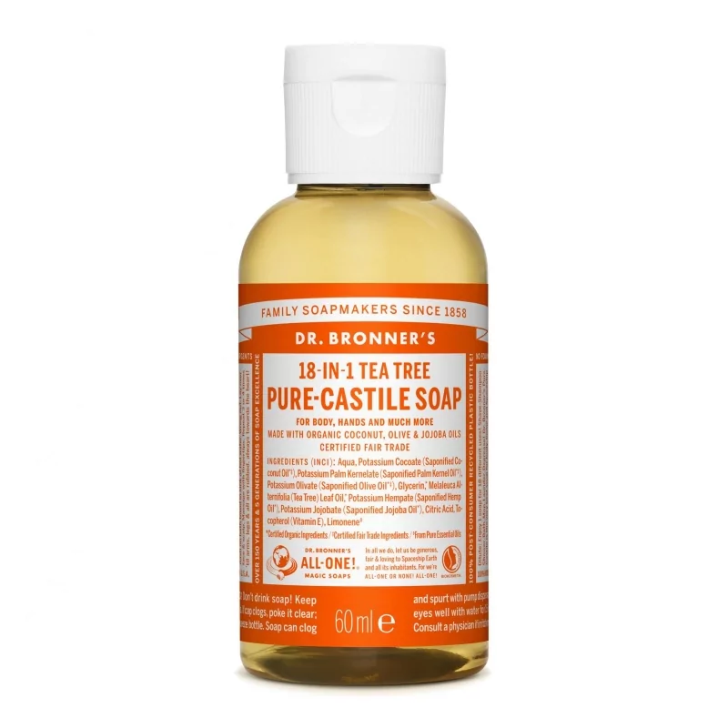 Tekuté universální mýdlo All - One! (Teatree) Dr. Bronner's - 60 ml