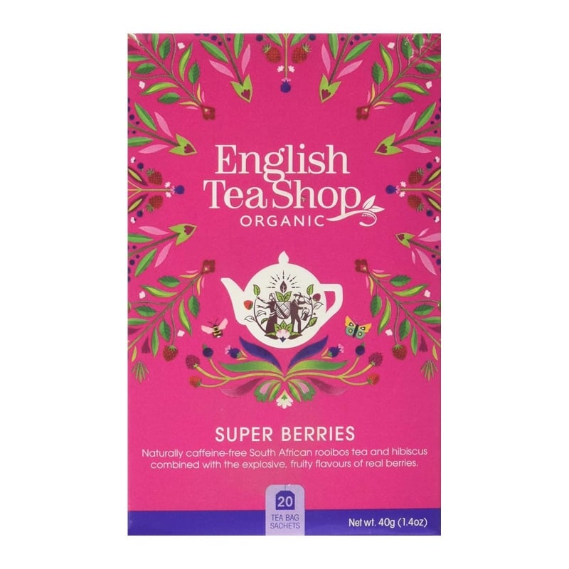 Super ovocný čaj BIO English Tea Shop - 30 g, 20 ks
