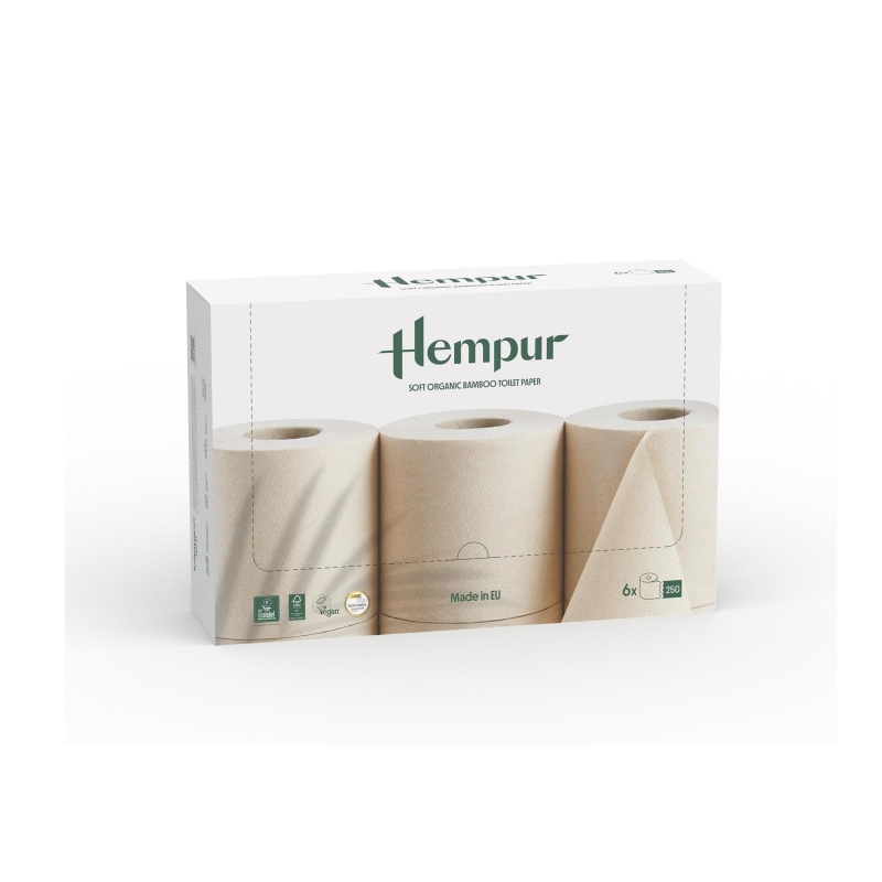 Bambusový toaletní papír Hempur - 6 ks