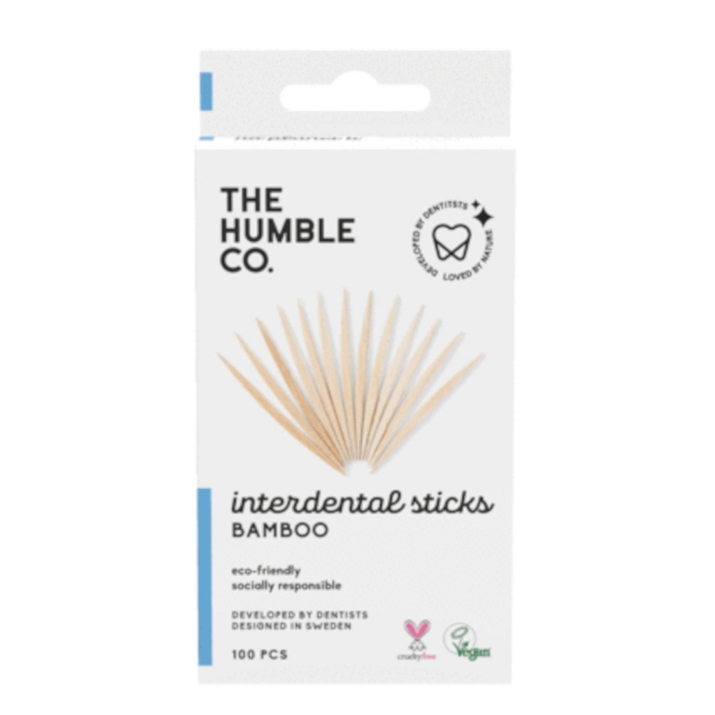 Bambusová párátka Humble Brush - 100 ks