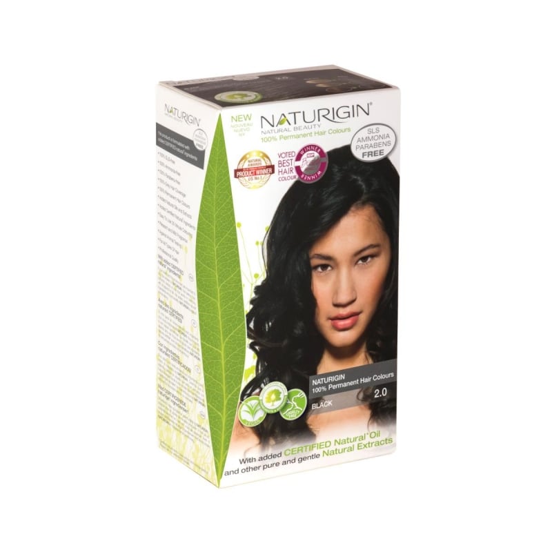 Přírodní černá barva na vlasy 2.0 Naturigin - 1 ks