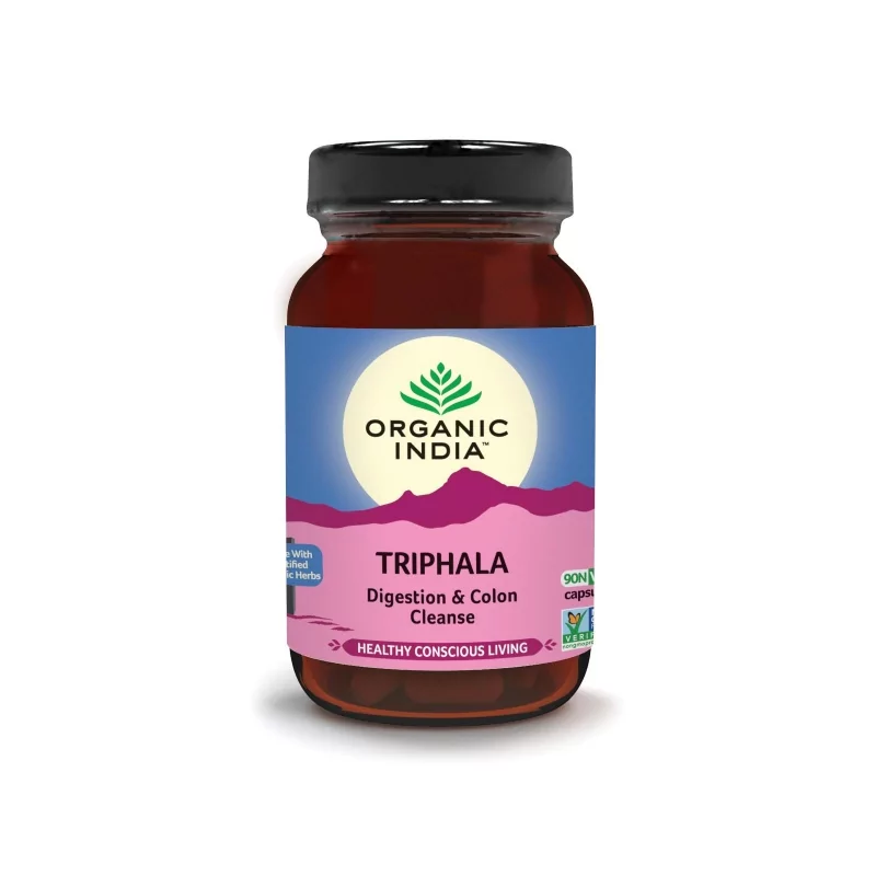 Triphala (kapsle, BIO) Organic India - 60 ks, 34.8 g