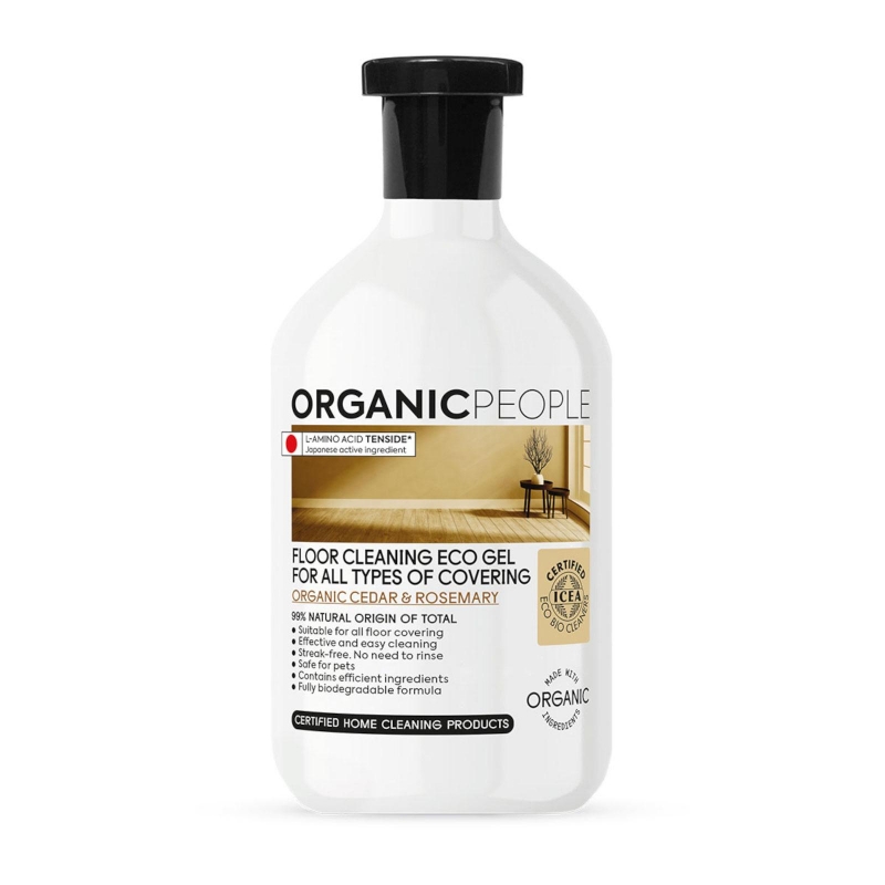 Eko čistič podlah na všechny typy krytin (Organický cedr a rozmarýn) Organic People - 500 ml