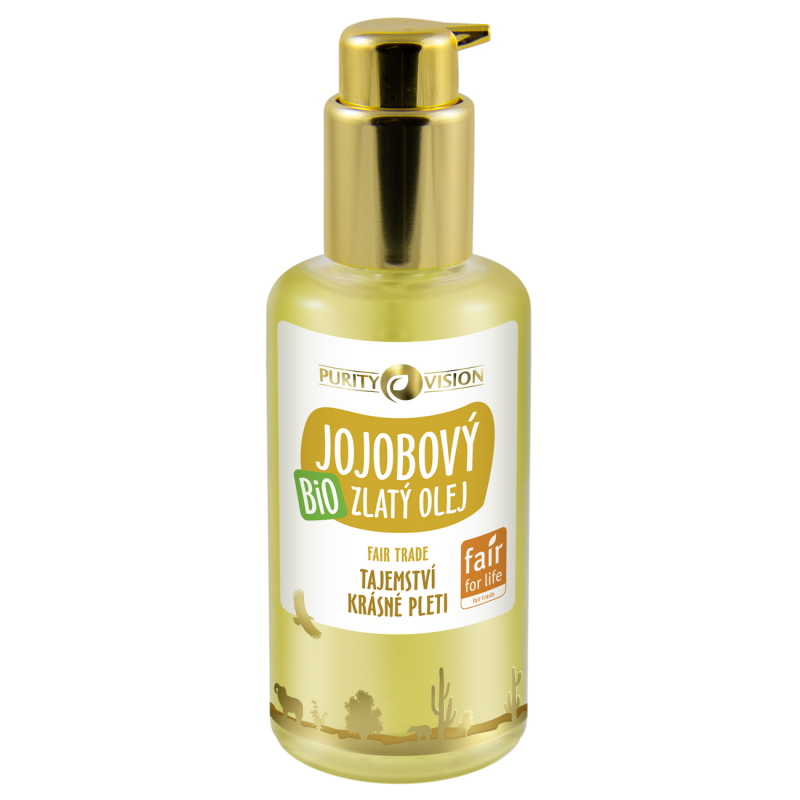 BIO Zlatý jojobový olej (Fair Trade) Purity Vision - 100 ml