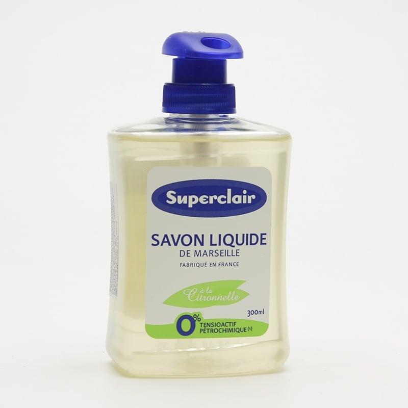 Marseillské tekuté mýdlo s citronelou Superclair - 300 ml