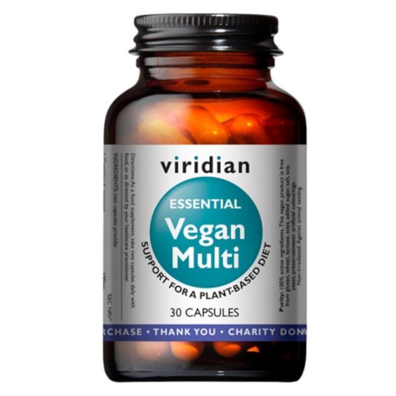 Multivitamin pro Vegany Viridian - 30 kapslí