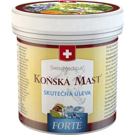 Koňská mast Forte chladivá Herbamedicus - 250 ml