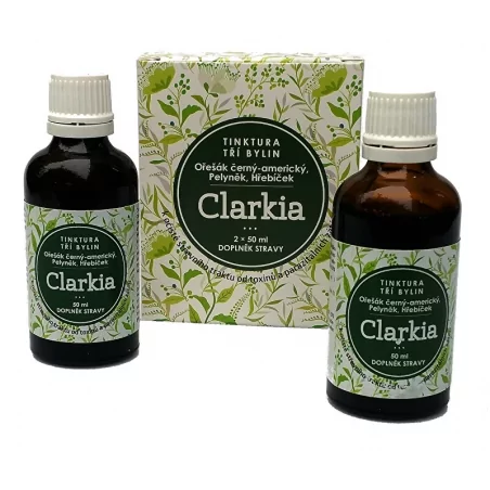 Clarkia / tinktura tří bylin Dr. CLARK - 2 x 50 ml