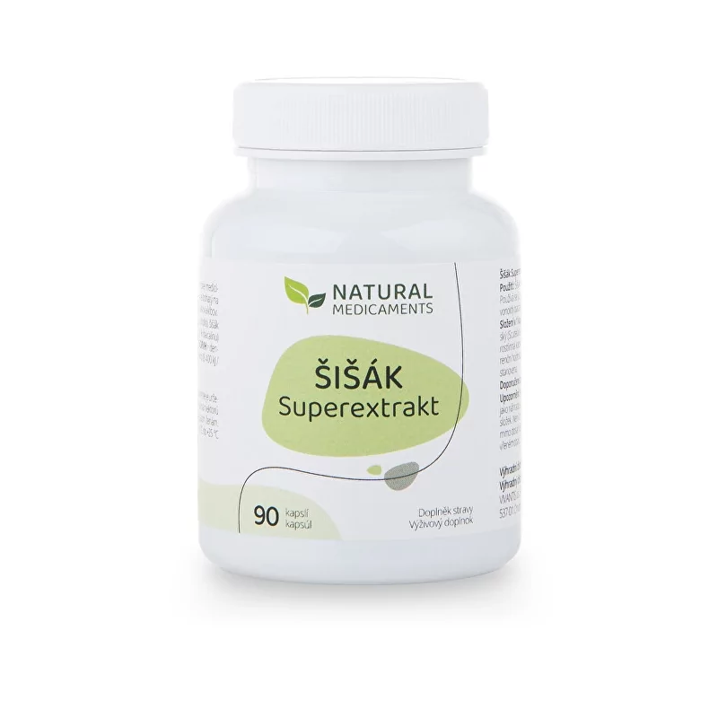 Šišák superextrakt Natural Medicaments - 90 kapslí