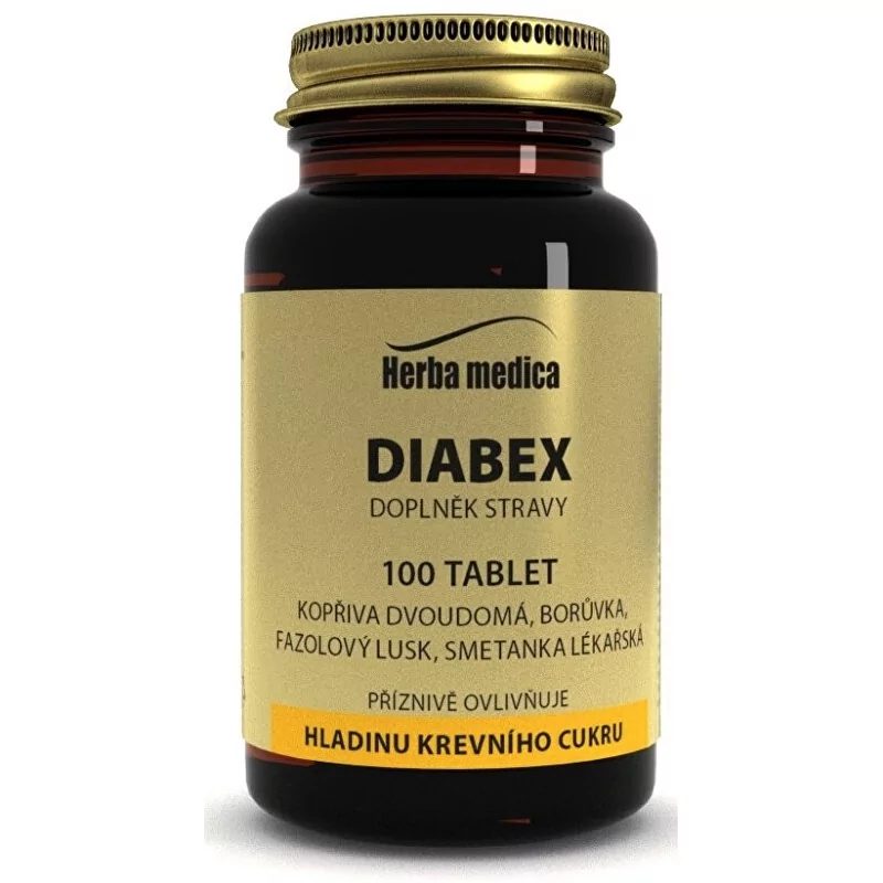 Diabex 50g / hladina krevniho cukru HerbaMedica - 100 tablet