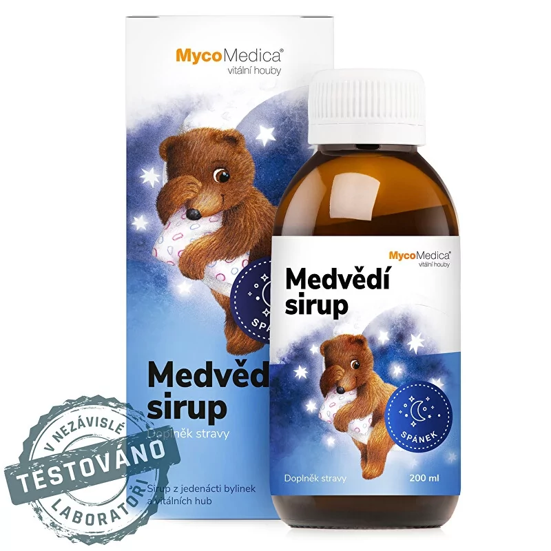 Medvědí sirup 200 ml + pastelky ZDARMA MycoMedica