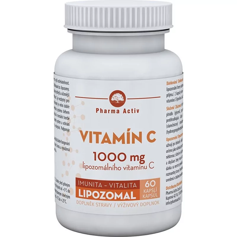 Lipozomální vitamín C 1000 mg Pharma Activ - 60 kapslí