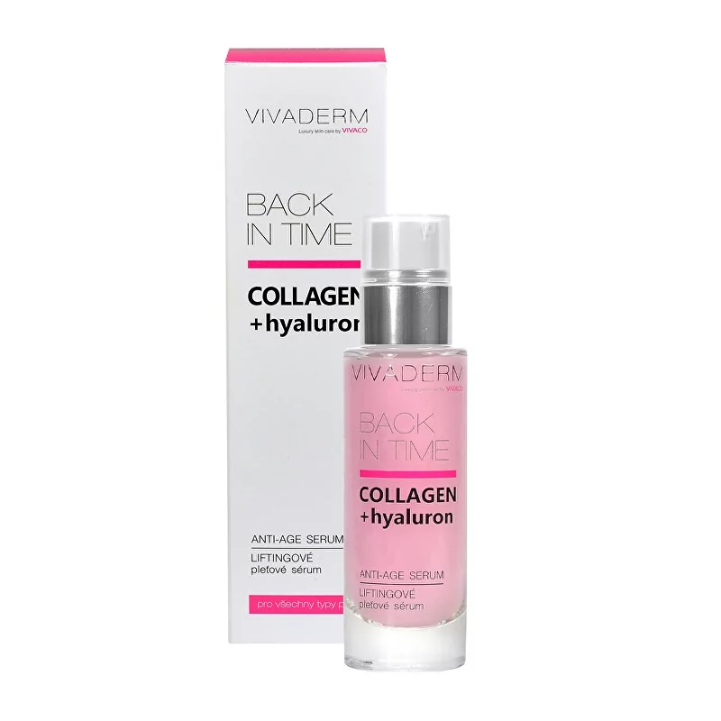 Collagen + hyaluron / Liftingové sérum proti vráskám Vivaco - 30 ml