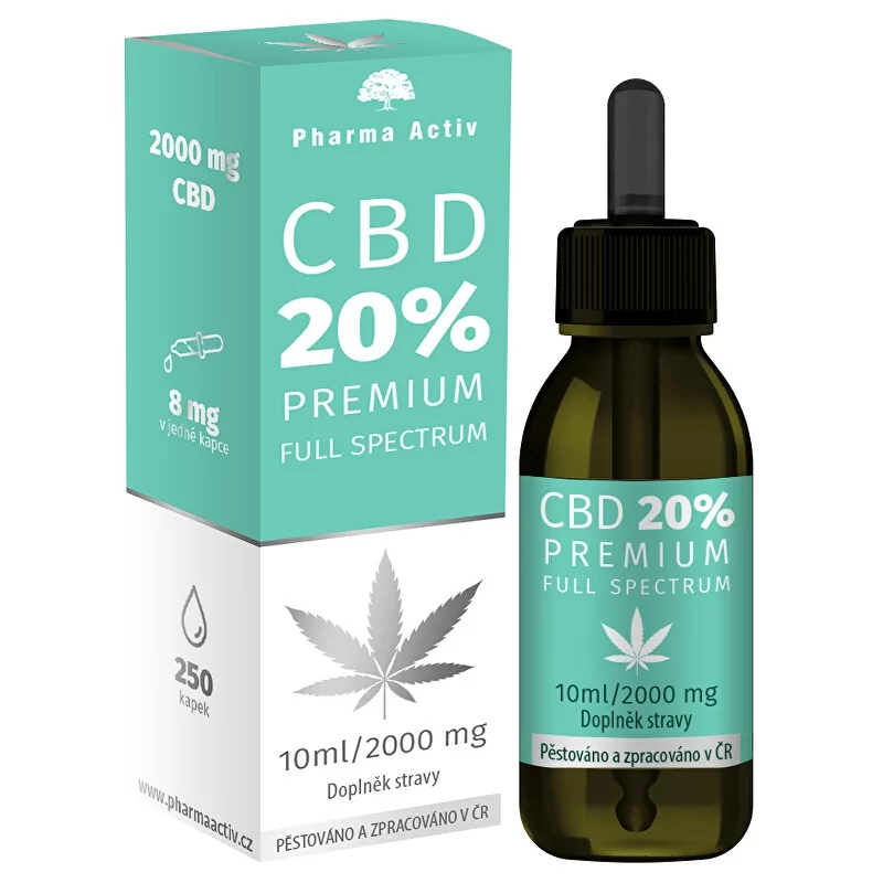 CBD 20% Premium 2000 mg Full Spectrum Pharma Activ - 10 ml