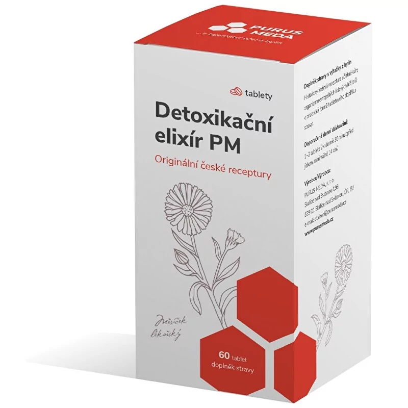 Detoxikační elixír PM Purus Meda - 60 tablet