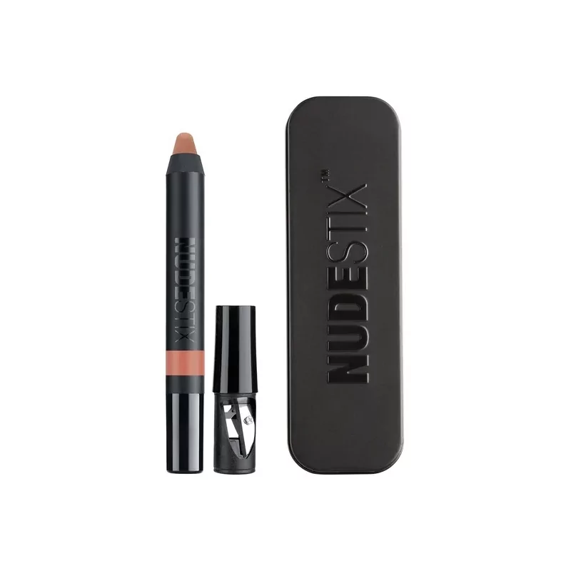 Matující rtěnka a tvářenka Intense Matte Lip + Cheek Pencil Nudestix / Odstín: Purity