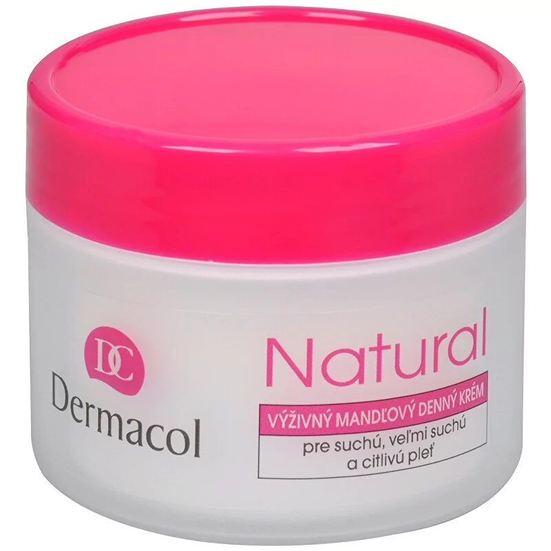 Výživný mandlový denní krém Natural / kelímek Dermacol - 50 ml