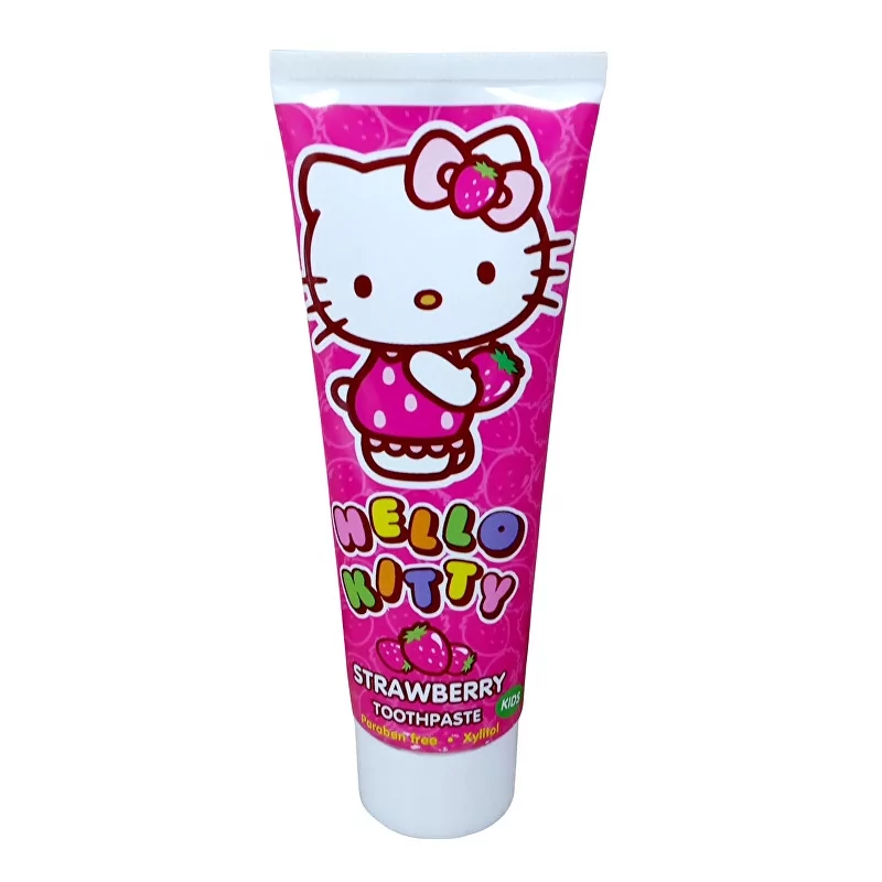 Zubní pasta / gel s jahodou příchutí Hello Kitty VitalCare - 75 ml