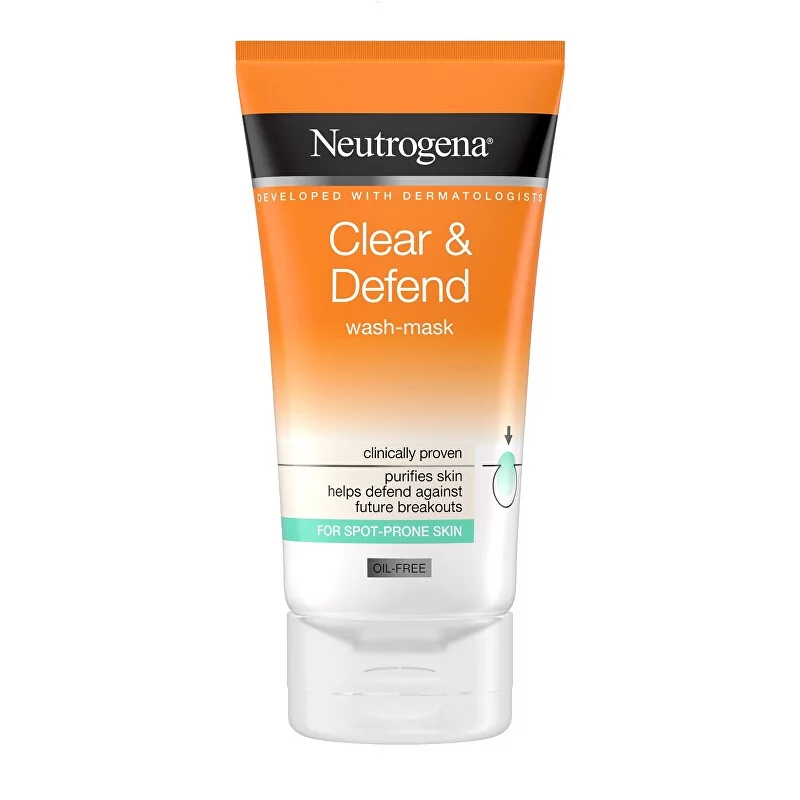 Čisticí maska Clear & Defend (Wash-Mask) Neutrogena - 150 ml