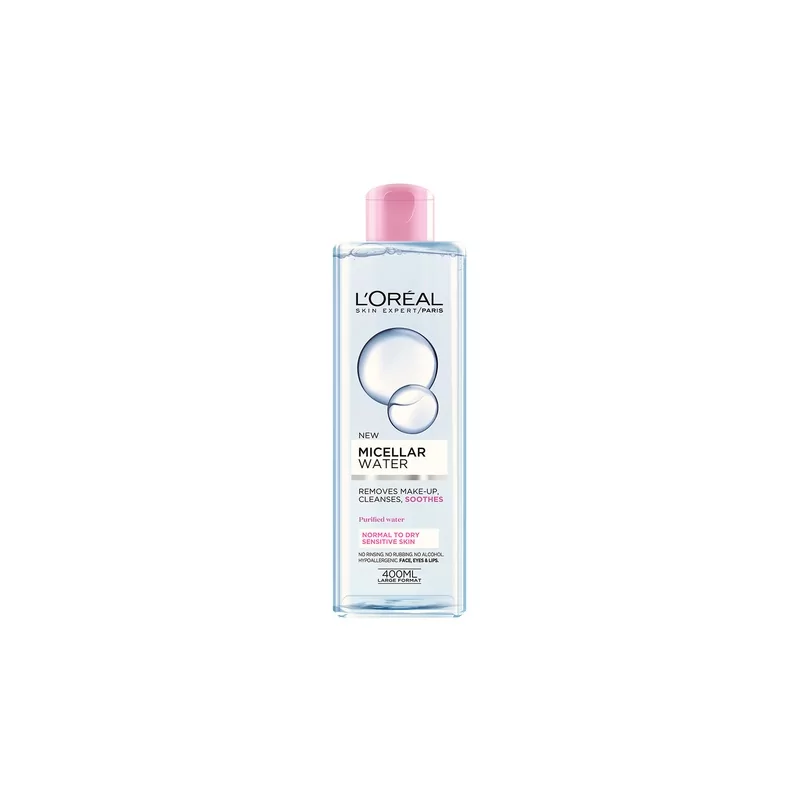 Micelární voda pro normální a suchou citlivou pleť 3v1 (Micellar Water) L´Oréal Paris - 400 ml