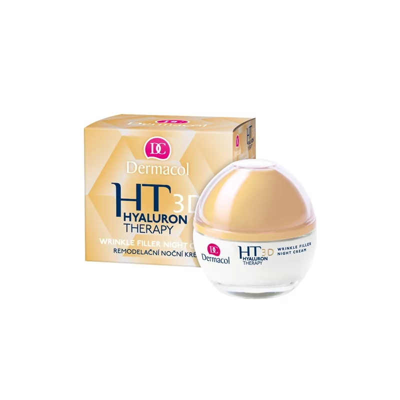 Remodelační noční krém (Hyaluron Therapy 3D Wrinkle Filler Night Cream) Dermacol - 50 ml