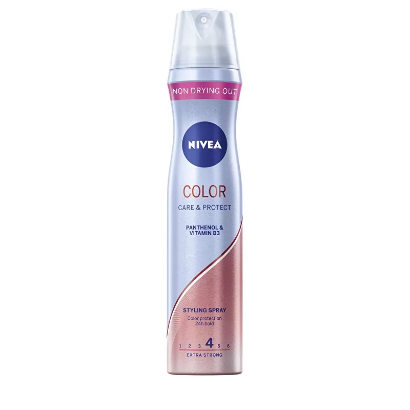 Lak na vlasy pro zářivou barvu vlasů Color Care & Protect Nivea - 250 ml