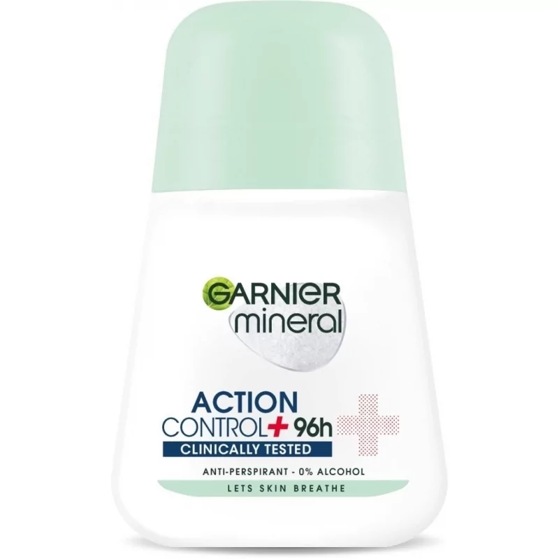 Kuličkový antiperspirant Mineral Action Control + Clinically Tested Garnier - 50 ml