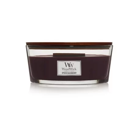 Vonná svíčka loď Spiced Blackberry WoodWick - 453,6 g