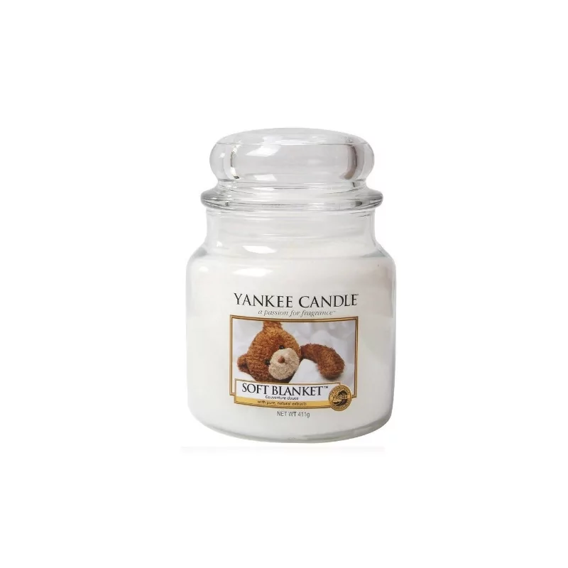 Aromatická svíčka střední Soft Blanket Yankee Candle - 411 g