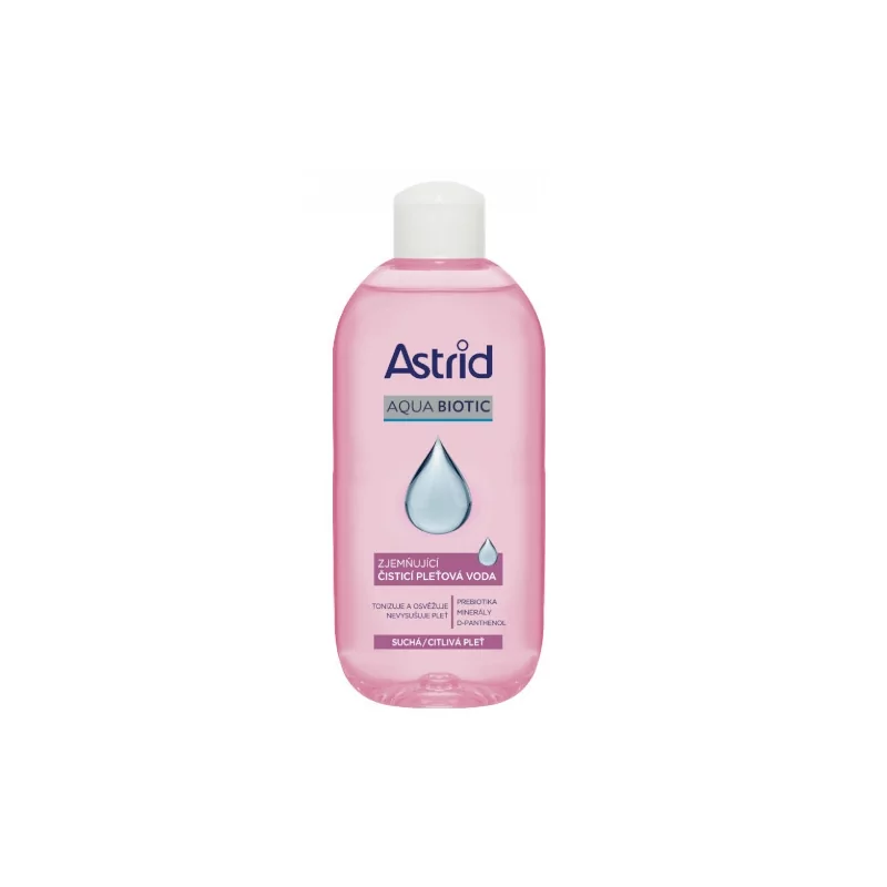 Zjemňující čisticí pleťová voda Aqua Biotic Astrid - 200 ml