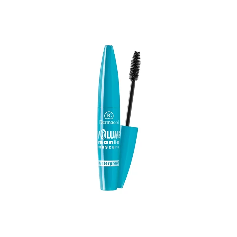 Voděodolná řasenka pro velkolepý objem řas Volume Mania (Waterproof Mascara) Dermacol / Odstín: Černá - 9 ml