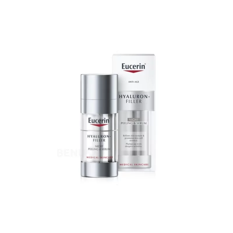 Noční obnovující a vyplňující sérum Hyaluron Filler (Night Peeling & Serum) Eucerin - 30 ml