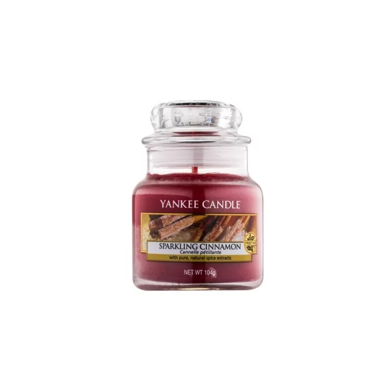 Vonná svíčka Classic malý Sparkling Cinnamon Yankee Candle - 104 g