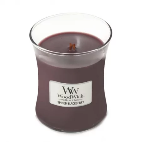 Vonná svíčka váza Spiced Blackberry WoodWick - 275 g