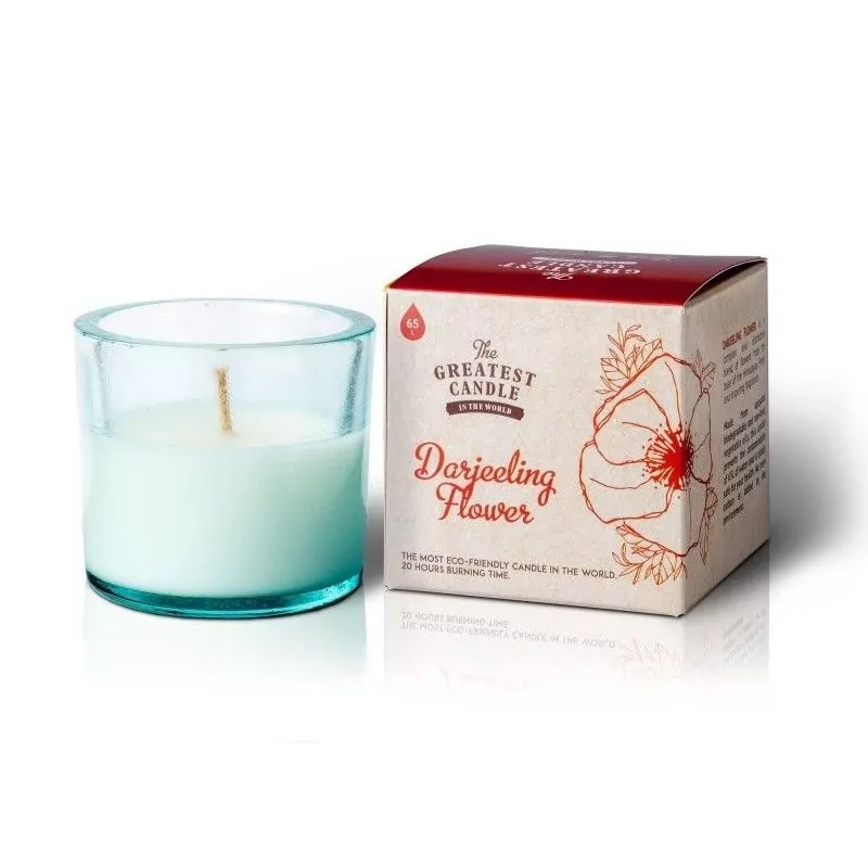 Vonná sviečka v skle s arómou kvetu darjeelingu The Greatest Candle - 75 g