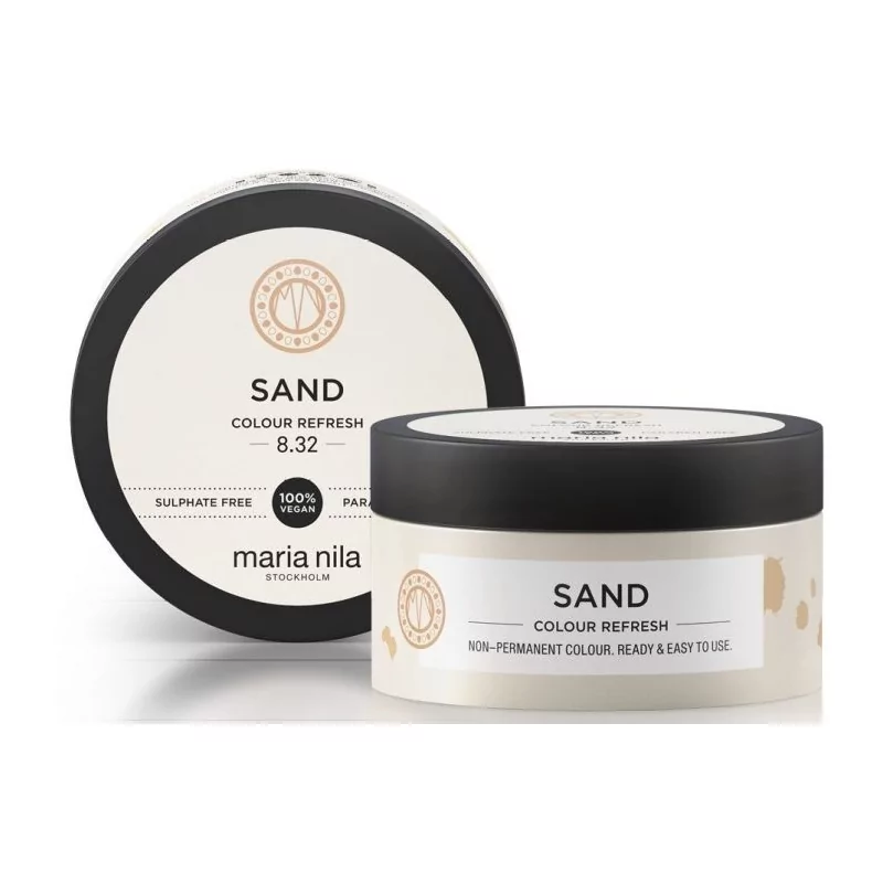 Jemná vyživující maska bez permanentních barevných pigmentů 8.32 Sand (Colour Refresh Mask) Maria Nila - 300 ml