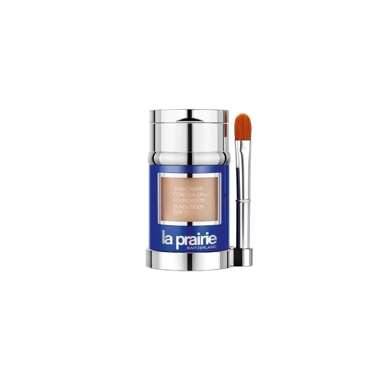 Luxusní tekutý make-up s korektorem SPF 15 (Skin Caviar Concealer Foundation) 30 ml + La Prairie / Odstín: Honey Beige - 2 g