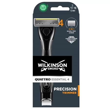 Holicí strojek pro muže Quattro Essential Precision Trimmer Wilkinson Sword