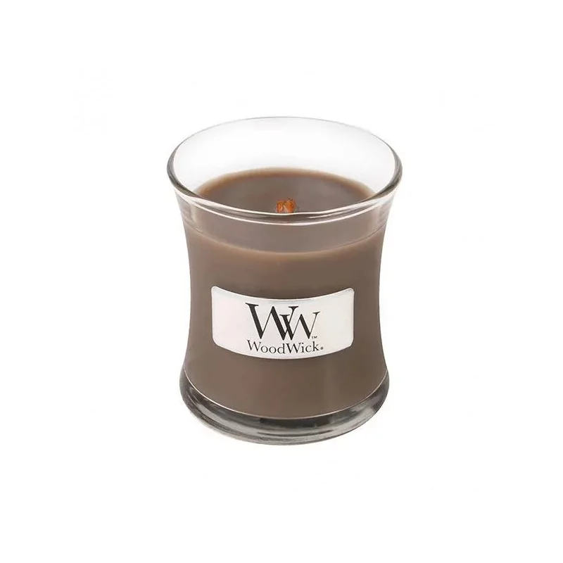 Vonná svíčka váza Sand & Driftwood WoodWick - 85 g