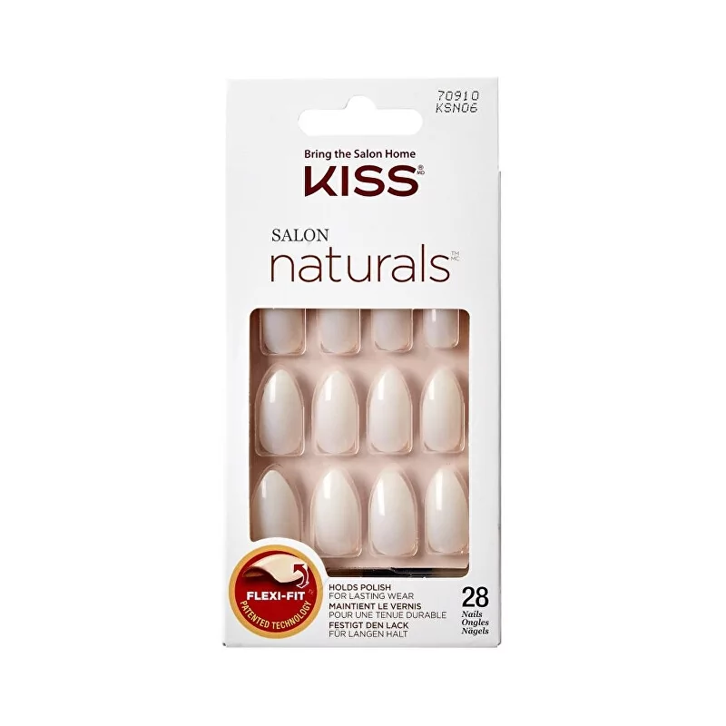 Přírodní nehty vhodné pro lakování 70910 Salon Naturals (Nails) KISS - 28 ks