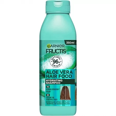 Hydratační šampon pro normální a suché vlasy Fructis Hair Food (Aloe Vera Hydrating Shampoo) Garnier - 350 ml